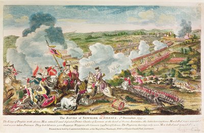 La Batalla de Neumark, Silesia 5 de diciembre de 1757 de English School