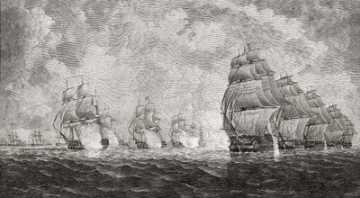 La batalla de Pulo Aura, 1804, de 