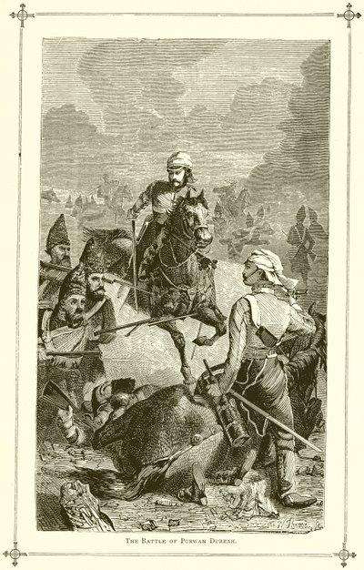 La batalla de Purwan Durrah de English School