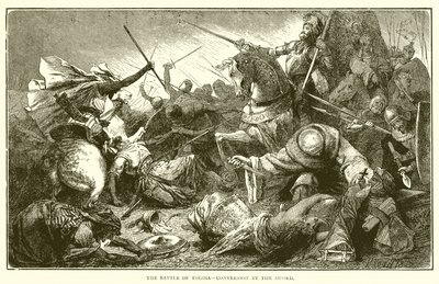 La batalla de Tolosa--Conversión por la espada de English School