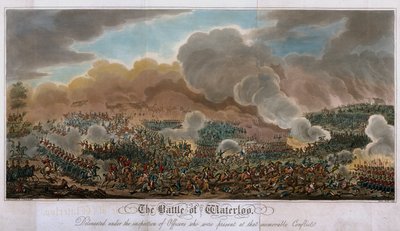 La Batalla de Waterloo, 1815, 1817 de English School