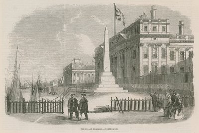 El Memorial de Bellot en Greenwich, Londres de English School