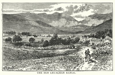 La cordillera de Ben Cruachan de English School