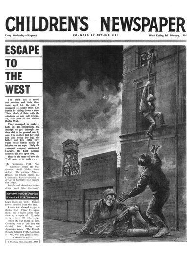 El Muro de Berlín, portada de 
