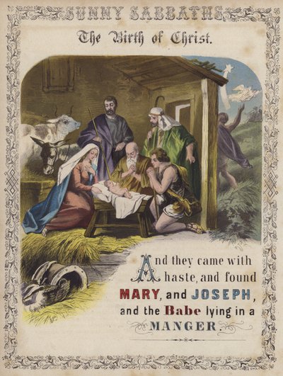 El nacimiento de Cristo de English School
