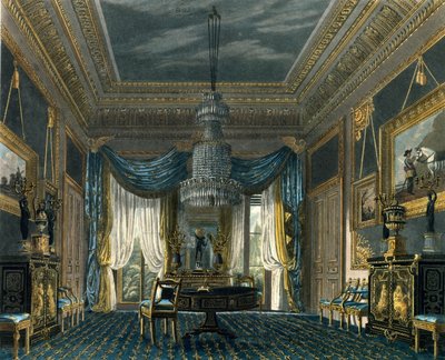 La sala de terciopelo azul, Carlton House de English School
