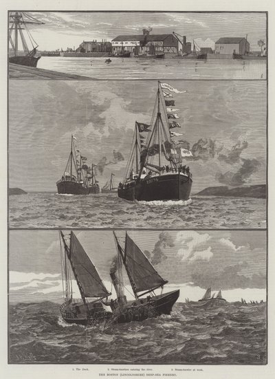 La pesca de alta mar de Boston (Lincolnshire) de English School