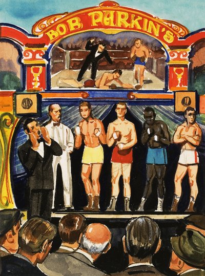 El puesto de boxeo de English School