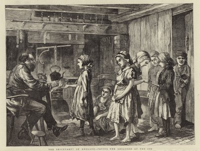 Las ladrilleras de Inglaterra - Pagando a los niños de English School