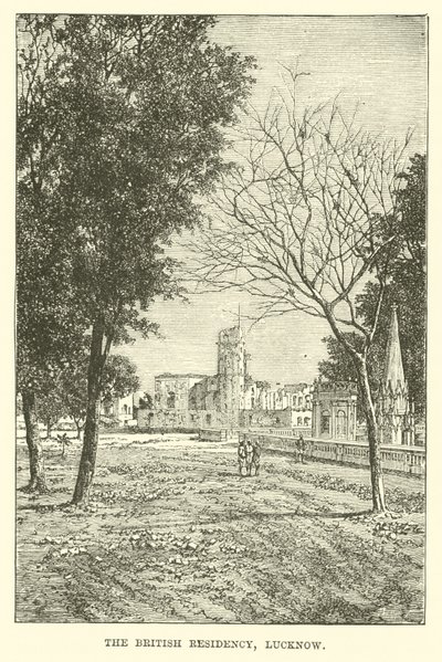 La Residencia Británica, Lucknow de English School