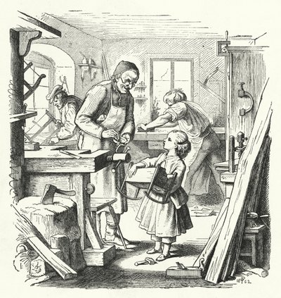 La cuna rota (grabado) de English School