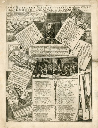 El Medley de los especuladores, o un boceto de los tiempos, siendo el memorial de Europa para el año 1720 de English School
