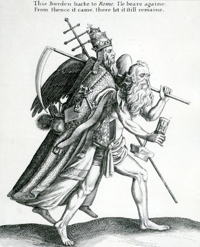 ¿La carga de vuelta a Roma? circa 1641 de English School