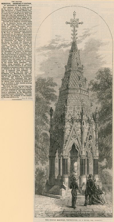 Fuente de agua potable Buxton Memorial, St Margarets Westminster de English School