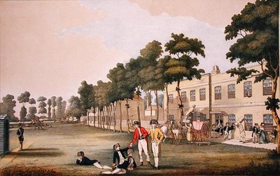 Los barracones de cadetes en el Arsenal, Londres de English School