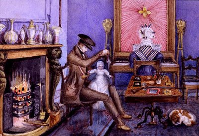 La Pesca del Día, un Interior, c.1830 de English School