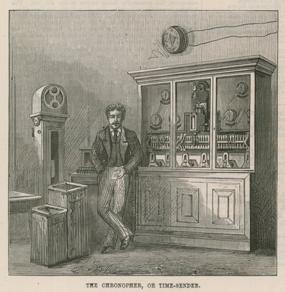 El Establecimiento Central de Telégrafos de la Oficina de Correos: El cronióforo, o transmisor de tiempo de English School