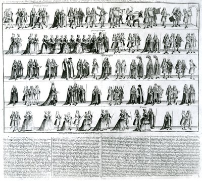 La ceremonia del matrimonio de la Princesa Real con el Príncipe de Orange, 1734 de English School