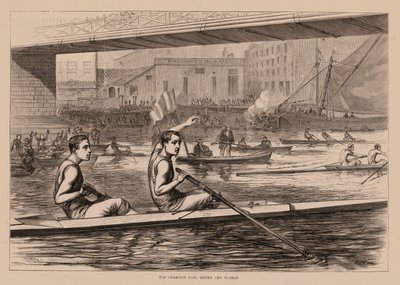 La pareja campeona, Biffen y Teomas (grabado) de English School