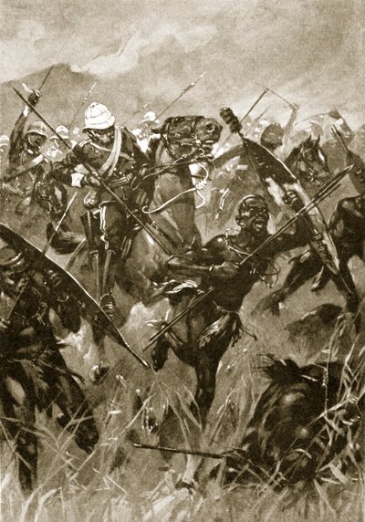La carga de los 17º Lanceros, 4 de julio de 1879 de English School