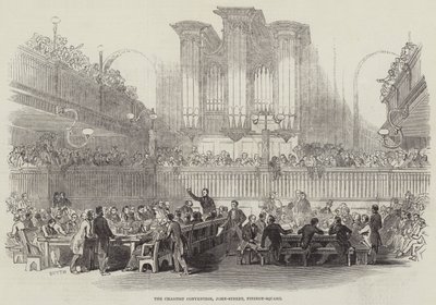 La Convención Cartista, John-Street, Fitzroy-Square de English School