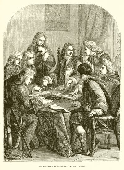 El caballero de San Jorge y su consejo de English School