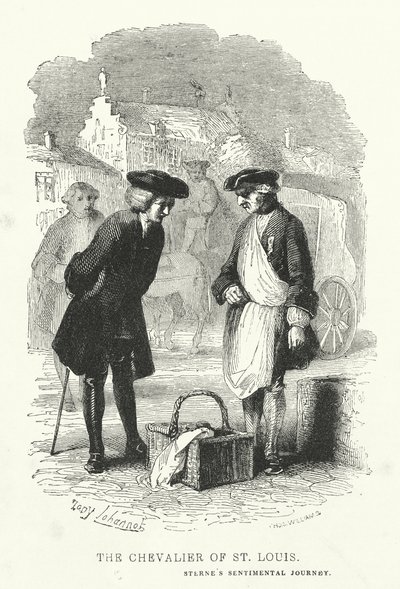 El Caballero de San Luis (grabado) de English School