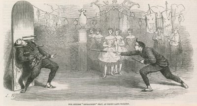 La hazaña de empalamiento chino en el Teatro Drury Lane de English School
