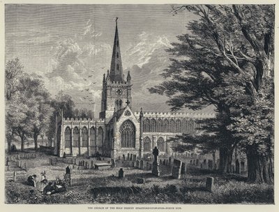 La Iglesia de la Santísima Trinidad, Stratford-upon-Avon, Lado Norte de English School