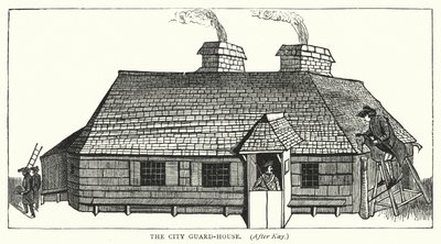 La Casa de la Guardia de la Ciudad (grabado) de English School