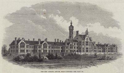 El Asilo de Lunáticos de la Ciudad, cerca de Dartford de English School