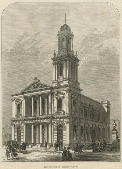 El Templo de la Ciudad, Holborn Viaduct de English School