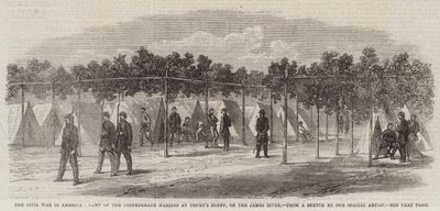 La Guerra Civil en América, Campamento de los Marines Confederados en Drury