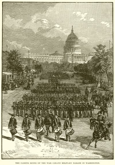 La Escena Final de la Guerra - Gran Desfile Militar en Washington de English School