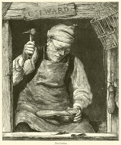 El Zapatero (grabado) de English School