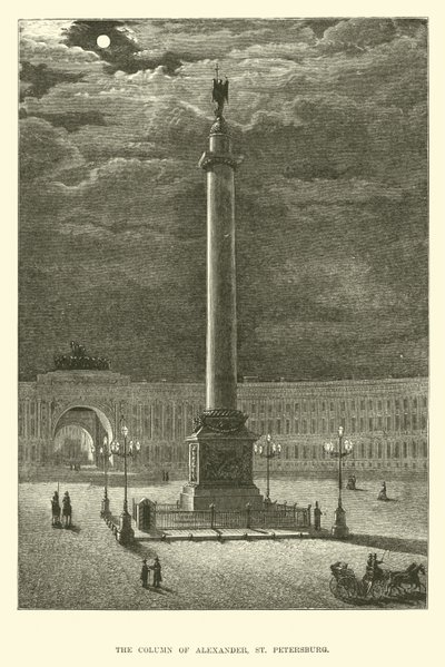 La Columna de Alejandro, San Petersburgo de English School