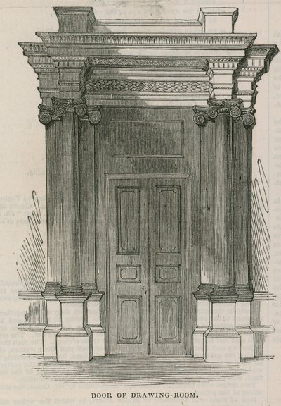 The Conservative Clubhouse: Puerta de la sala de dibujo de English School