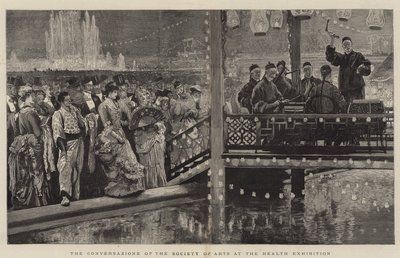 La Conversazione de la Sociedad de Artes en la Exposición de Salud de English School