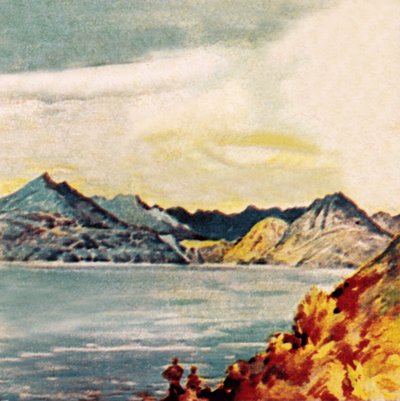 Los Coolins o Cuillins de Skye de English School