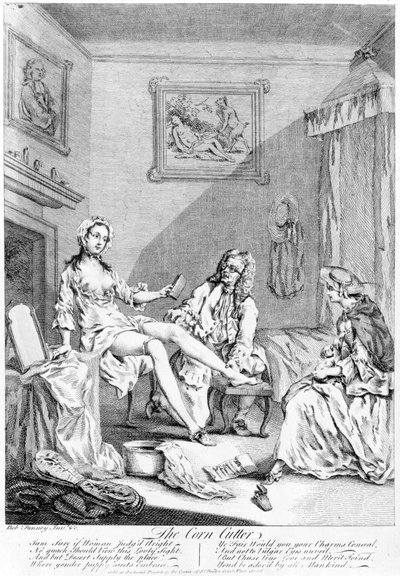 El cortador de maíz por Bob Funney, 1735-1765 de English School