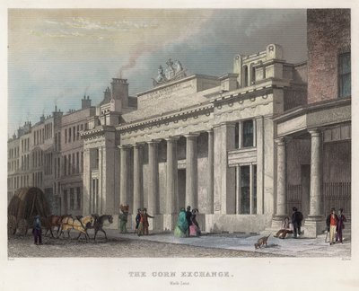 La Bolsa de Cereales, Mark Lane, Londres de English School