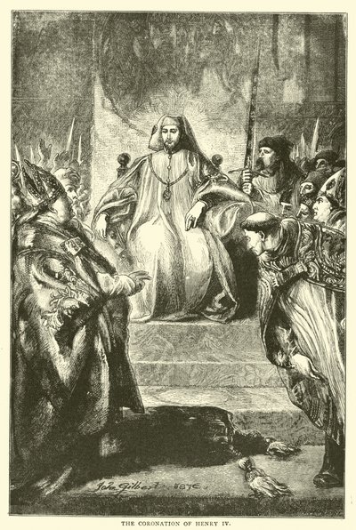 La coronación de Enrique IV de English School