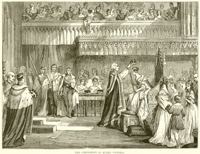 La coronación de la Reina Victoria de English School