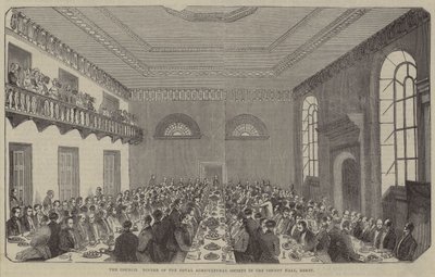 Cena del Consejo, Sociedad Real de Agricultura, County Hall, Derby de English School