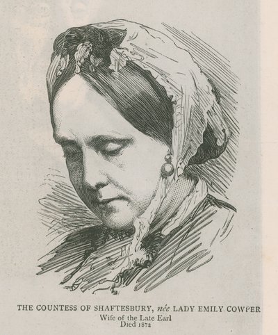 La Condesa de Shaftesbury, nacida Lady Emily Cowper de English School