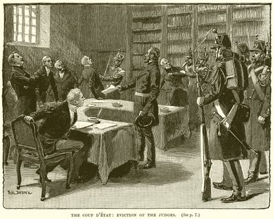 El golpe de Estado: Desalojo de los jueces de English School