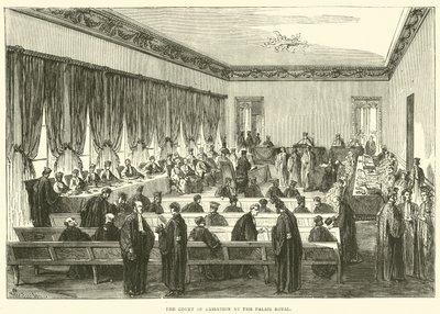 El Tribunal de Casación en el Palais Royal, mayo 1871 de English School