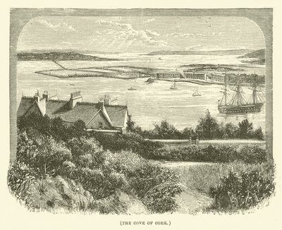 La ensenada de Cork (grabado) de English School