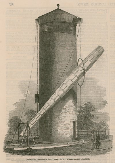 El telescopio Craig en Wandsworth Common de English School
