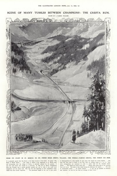 La Pista Cresta, St Moritz, Suiza de English School